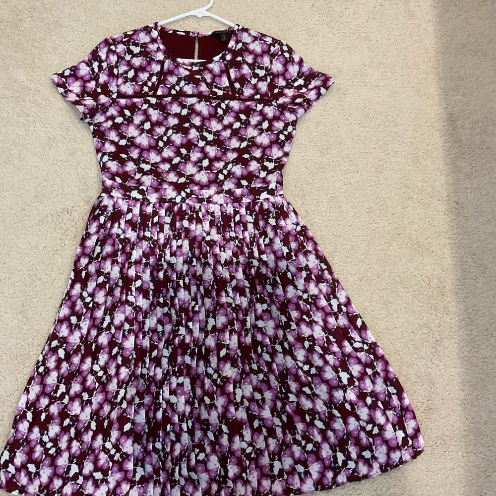 Banana Republic pleated floral dress, 4P